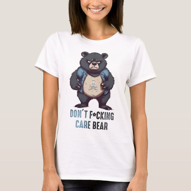 Camiseta Não encaixe no Urso de Cuidados (Frente)