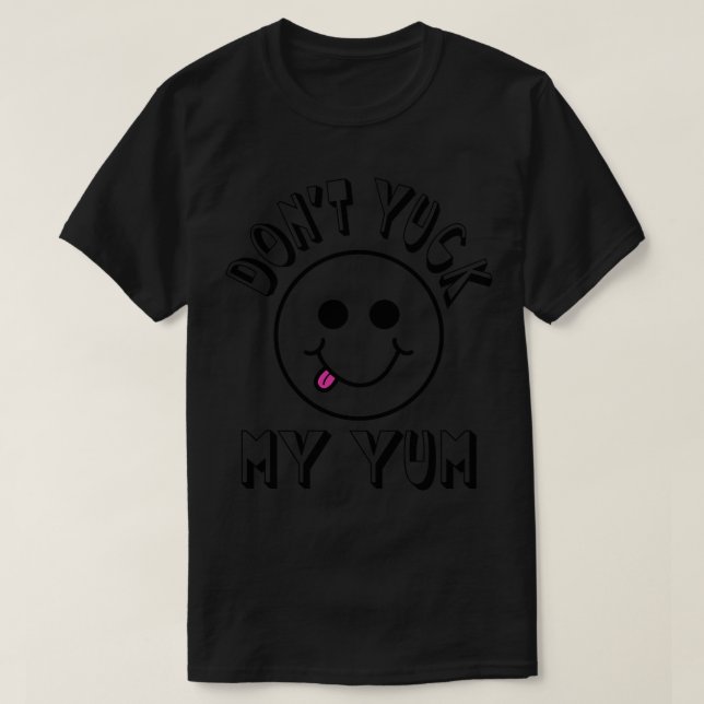 Camiseta Não Enche meu Yum 1 (Frente do Design)