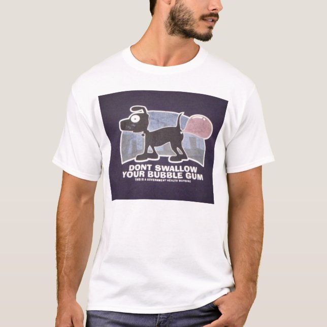 Camiseta não engula sua pastilha elástica (Frente)