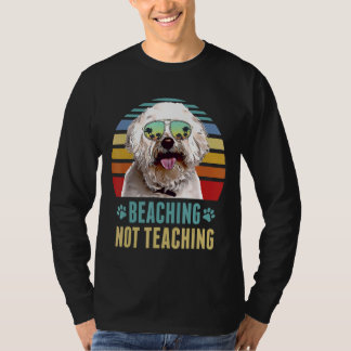 Camiseta Não Ensinando Bichons Cachorro Crescente Verão