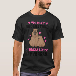 Camiseta não entende, eu amo capybaras capybara