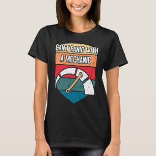 Camiseta Não Entre em Pânico com um Carro Mecânico Charada