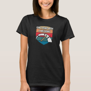 Camiseta Não Entre em Pânico com um Enigma de Carro de Aman