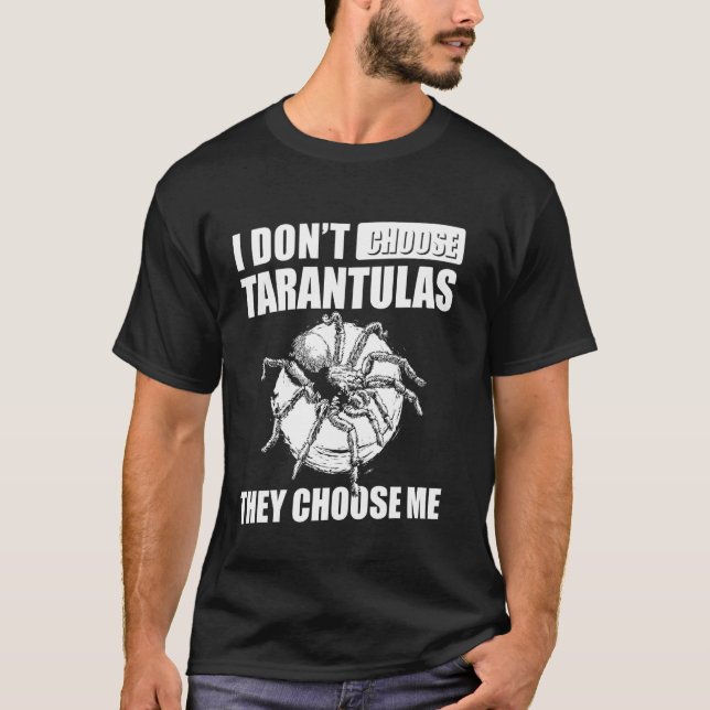 Camiseta Não Escolho Tarântula Pássaro Aranha (Frente)