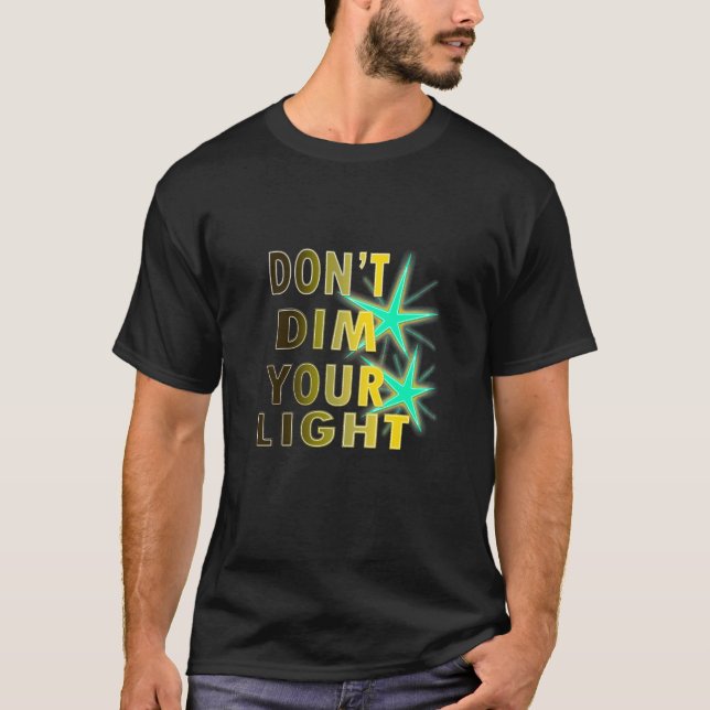 Camiseta não escureça sua luz (Frente)