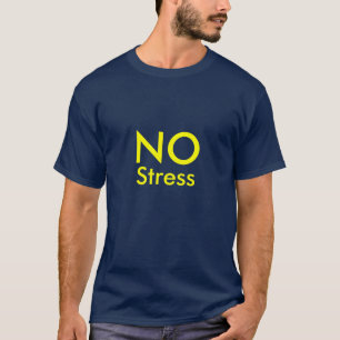 Camiseta NÃO, esforço