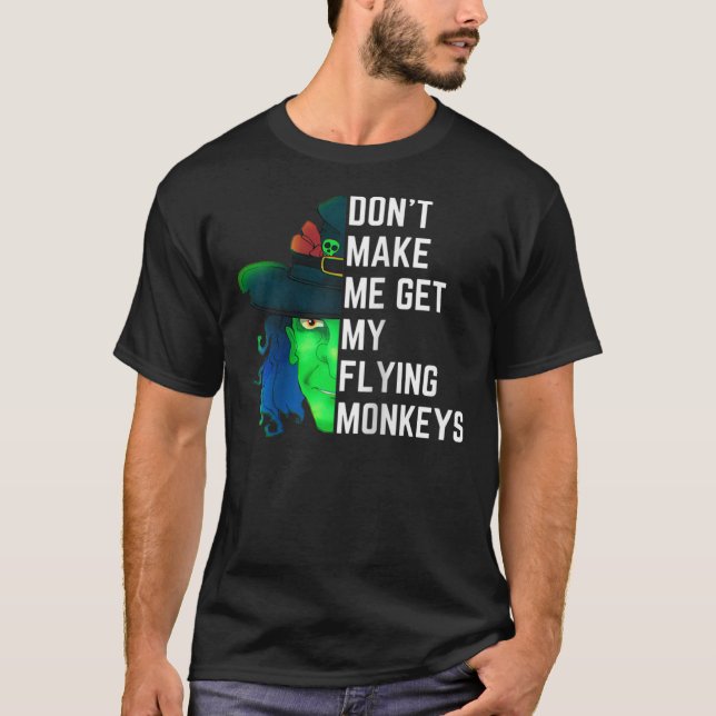 Camiseta Não Esfregue O Macaco Azul-Suor (Frente)