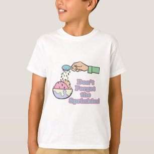Camiseta não esqueça os confeitos