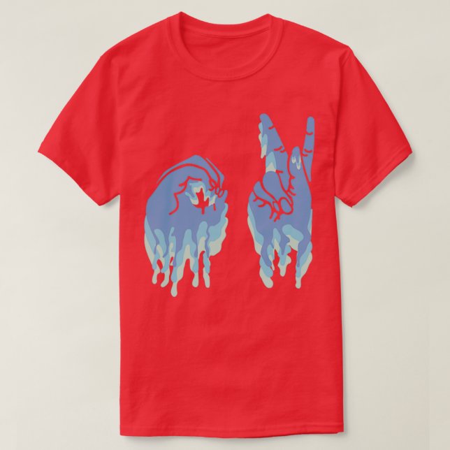 Camiseta Não está bem azul (Frente do Design)