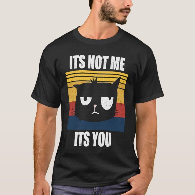 Camiseta Não Está De Humor Para Amanhã Gato Dito 1 (Frente)