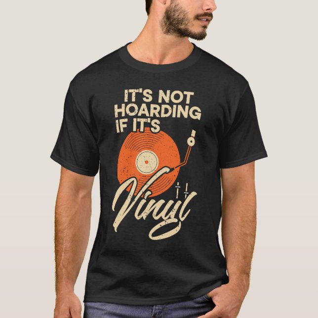 Camiseta Não está entoando se é Vinyl Record Music 1 (Frente)