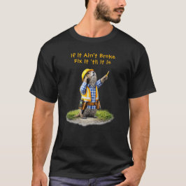 Camiseta "Não está Quebrado"