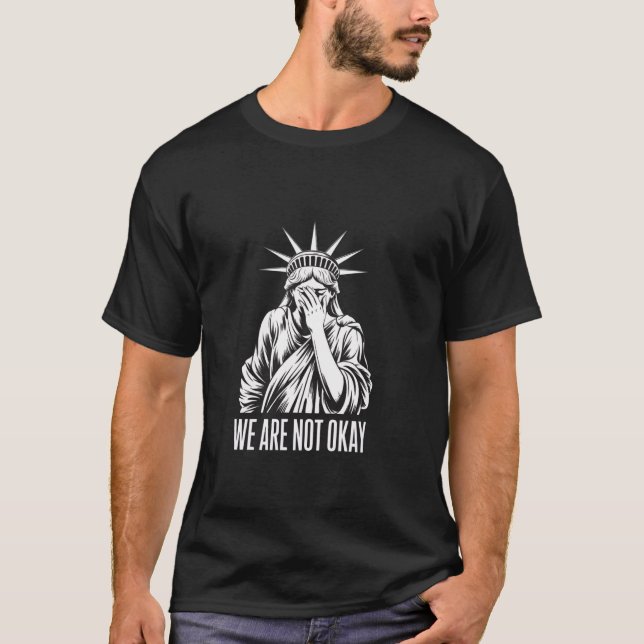 Camiseta Não estamos bem protestando (Frente)