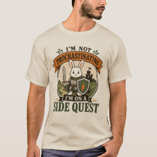 Camiseta Não Estou Adiando Cavaleiro Coelho da Missão Paral