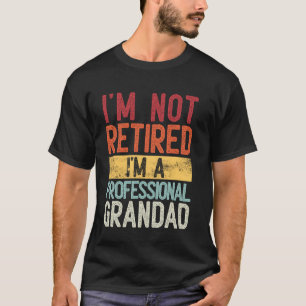 Camiseta Não Estou Aposentado Sou um Avô Profissional Diver