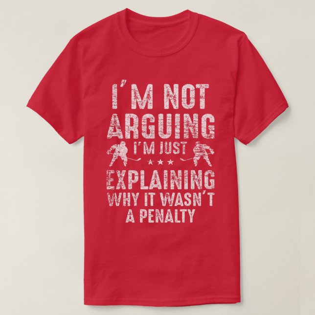 Camiseta Não Estou Argumentando Apenas Explicando Por Que P (Frente do Design)