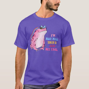 Camiseta Não Estou Bravo, Isso É Só o Meu Rosto Frog Design