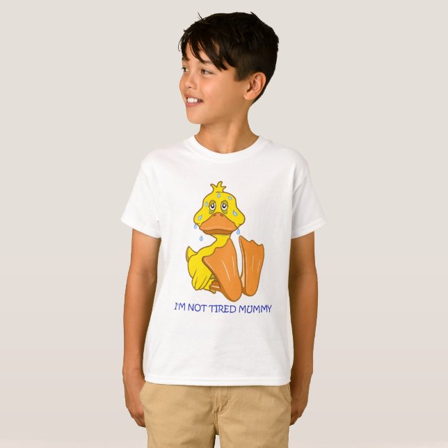 Camiseta Não Estou Cansado Mamãe (Frente Completa)