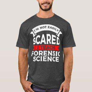 Camiseta Não estou com medo de ensinar ciência forense