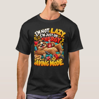 Camiseta Não Estou com Preguiça... Estou Apenas no Modo de