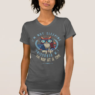 Camiseta Não Estou Dormindo Estou Depurando Minha Vida Coru