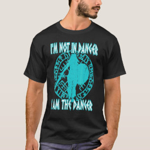 Camiseta Não estou em perigo, sou o perigo de viking Shield