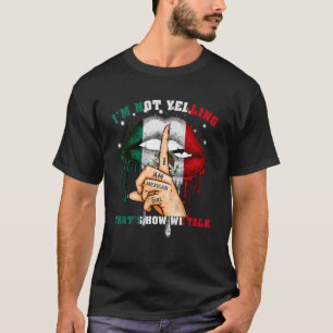 Camiseta Não estou gritando. É assim que falamos de mulhere