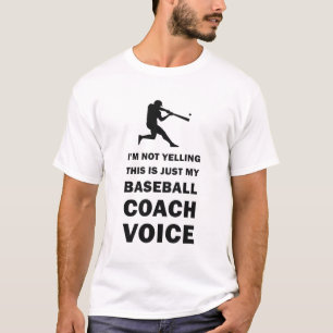 Camiseta Não Estou Gritando, É Só Meu Beisebol