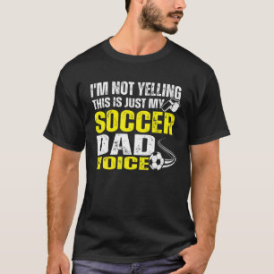 Camiseta Não estou gritando que é só minha voz de Pai de fu