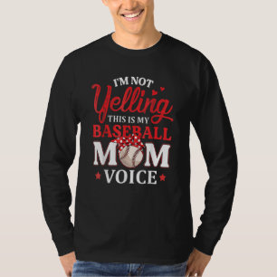 Camiseta Não estou gritando que esta é minha base de voz da