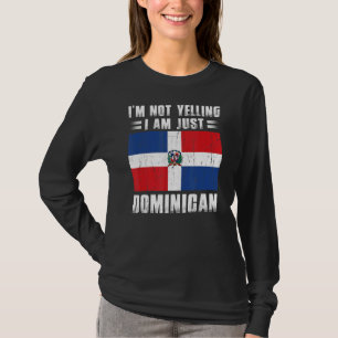 Camiseta Não estou gritando que sou apenas a bandeira da Re