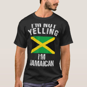 Camiseta Não estou gritando que sou jamaicano