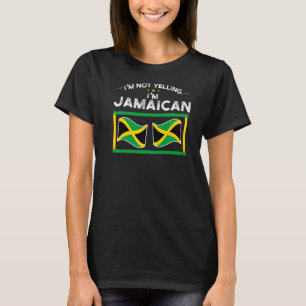 Camiseta Não estou gritando que sou jamaicano Jamaica Jama