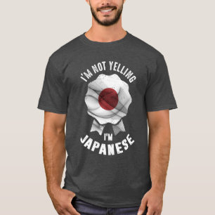 Camiseta Não estou gritando que sou japonês