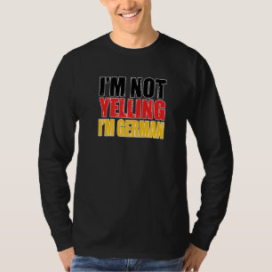 Camiseta Não estou gritando que sou Patrimônio Europeu Alem