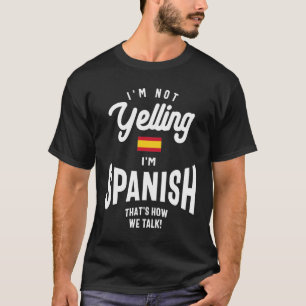 Camiseta Não estou gritando, sou Orgulho Americano Engraçad