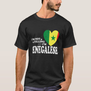 Camiseta Não Estou Gritando Sou Souvenir da Bandeira do Sen