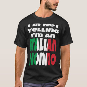 Camiseta Não Estou Gritando Sou Um Avô Nonno Italiano Itáli
