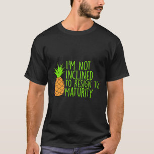 Camiseta Não Estou Inclinado A Renunciar À Vencimento.