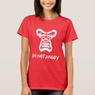 Camiseta Não Estou Irritado, O Macaco