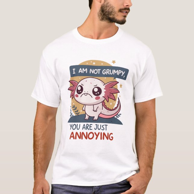 Camiseta Não Estou Irritado, Você É Que É Irritante (Frente)