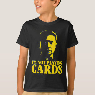 Camiseta Não Estou Jogando Cartas, Este É Meu Terno Zelensk