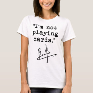 Camiseta Não Estou Jogando Cartas - Zelenskyy 2 