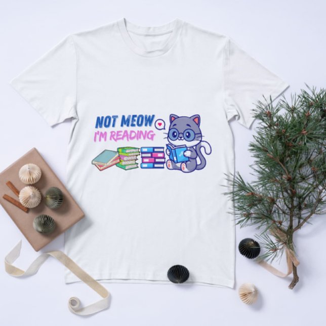 Camiseta Não estou lendo. (Criador carregado)