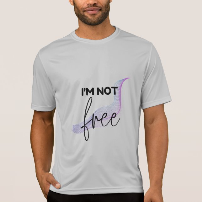 Camiseta Não estou livre (Frente)
