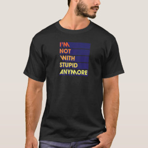 Camiseta Não estou mais com uma festa de divórcio engraçada