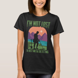 Camiseta Não estou perdendo o detetive de caça ao tesouro M