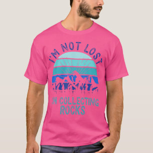 Camiseta NÃO Estou Perdido Estou Coletando Rochas Geologia
