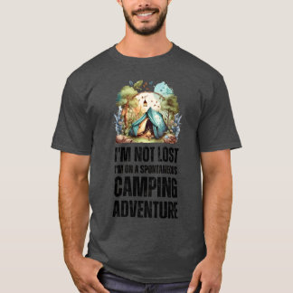 Camiseta Não Estou Perdido Estou Em Uma Família De Acampame