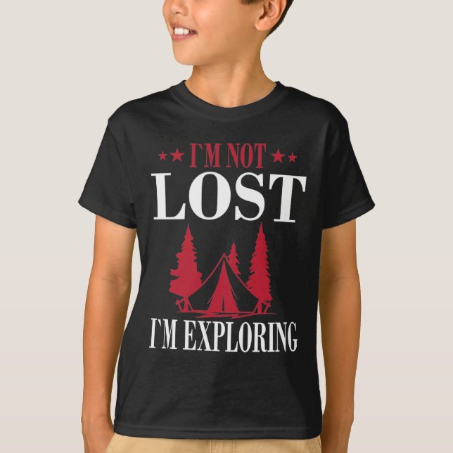 Camiseta não estou perdido, estou explorando (Frente)